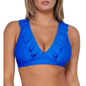 Women's Sunsets Inc Willa Wireless Swim Bikini Top Contemporary 38D Electric Blue