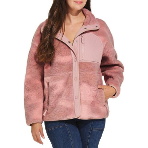 Women's Roxy Axel Bonded Sherpa Jacket XLarge Pink Combo