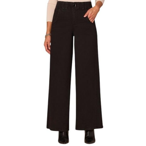 Women's Democracy "Ab"solution Wide Leg Jeans Washed Black 12 30