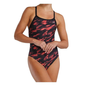 Women's TYR Durafast Elite(R)Diamondfit Triadic One Piece Swimsuit Competitive 38 Red