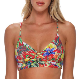 Women's Sunsets Inc Lyla Bralette Swim Bikini Top Contemporary Large Surfs Up