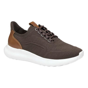 Men's Johnston & Murphy Amherst 2.0 Knit Plain Toe Sneakers 9.5 Regular Dark Brown Knit