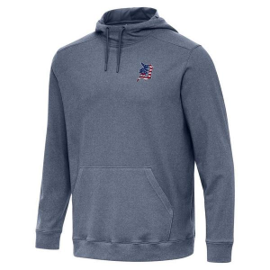Detroit Tigers Antigua Americana Cloud Hoodie Medium Navy Heather