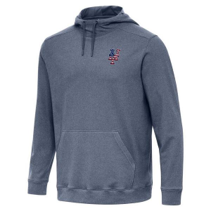 New York Mets Antigua Americana Cloud Hoodie Small Navy Heather