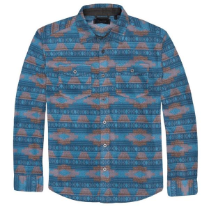 Men's Dakota Grizzly Crockett Long Sleeve Button Up Shirt 2XLarge Glacial Pool