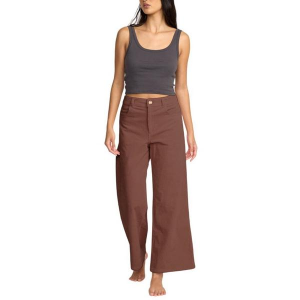 Women's Billabong Free Fall Cord Pants 28 Espresso Capri