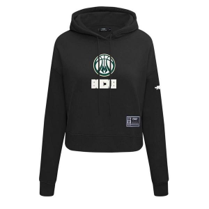 Women's Milwaukee Bucks Pro Standard Modified Hoodie XLarge Black