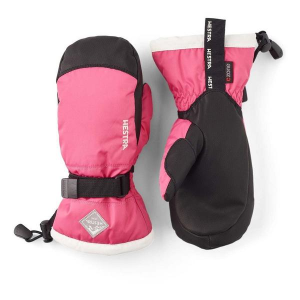 Kids' Hestra Gauntlet CZone Jr Mittens 6 Fuchsia/Ivory