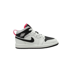 Kids' Air Jordan 1 Mid Sneakers Little 2 Regular Summit White/Black/Infrared 23