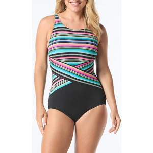 Women's Gabar High Neck One Piece Swimsuit Sporty 12C Multi