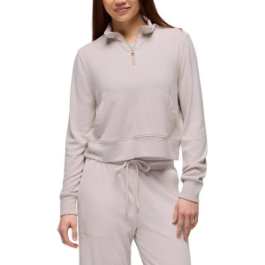 Women's prAna Willow West Long Sleeve 1/4 Zip Small Almond