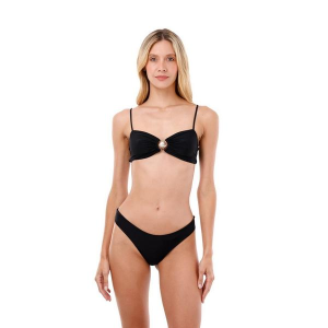 Women's Malai Concha Swim Bikini Top Contemporary Medium Black