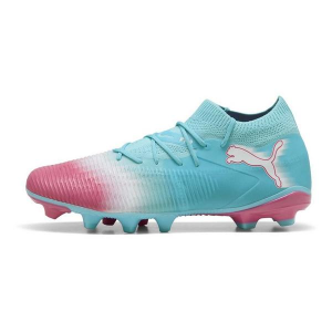 Puma Future 8 Match Re-Charge Molded Soccer Cleats M11.5/W13 Hero Blue/White/Pink