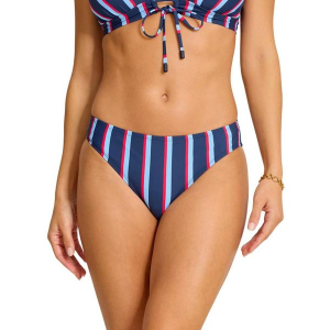 Women's Tommy Bahama Deepsea Stripe Hipster Swim Bottoms Misses Medium Mare Navy