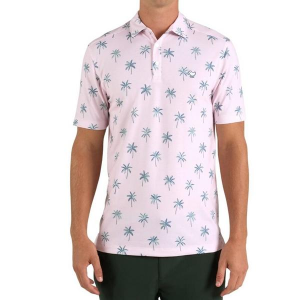 Men's Bad Birdie Pique Performance Polo Medium Shake Your Palm Palm