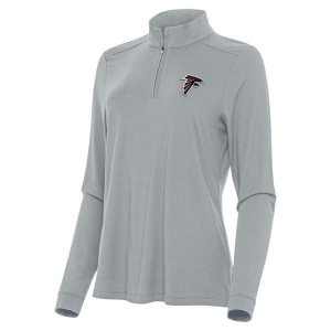 Women's Atlanta Falcons Antigua Intent 1/4 Zip XSmall Skyscraper