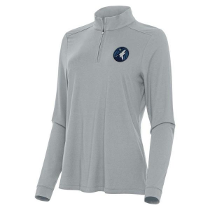 Women's Minnesota Timberwolves Antigua Intent 1/4 Zip XSmall Skyscraper