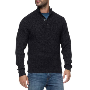 Men's Flag & Anthem Denver Cooling Mock Neck Sweatshirt Large Charcoal
