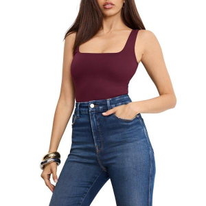 Women's GOOD AMERICAN Sculpting Modern Bodysuit Small Fig