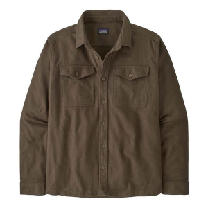 Men's Patagonia Fjord Long Sleeve Flannel Large Whole Weave/Marlow Brown
