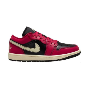 Women's Air Jordan 1 Low Sneakers 11 Regular Mystic Hibiscus/Coconut Milk-Black
