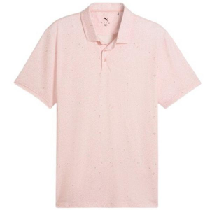 Men's Puma CLOUDSPUN Posy Polo XLarge Rose/Light Blue