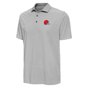 Cleveland Browns Antigua Pave Polo Large Black/White