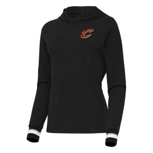 Women's Cleveland Cavaliers Antigua Trek Hoodie Large Black