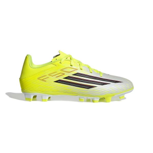 adidas F50 Club Molded Soccer Cleats M7.5/W8.5 Team Solar Yellow/Core Black/Lucid Red