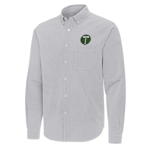Antigua Portland Timbers Porter Woven Button Up Shirt