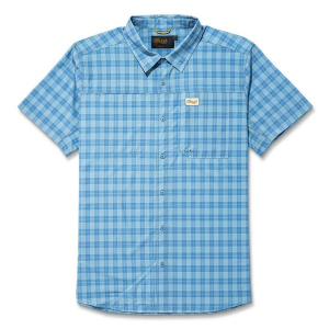 Men's Marsh Wear Lenwood Hagood Tech Button Up Shirt XLarge Blue Heaven