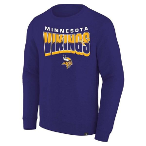 Minnesota Vikings Eternal Fortune Fashion Headline Big & Tall Crewneck 3XLarge Tall Purple