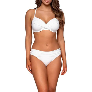 Women's Sunsets Inc Unforgettable Swim Bottoms Contemporary Medium White Lily