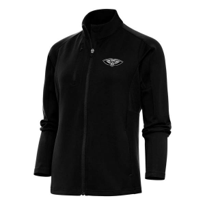 Antigua Women's New Orleans Pelicans Brushed Metallic Generation Full Zip Jacket