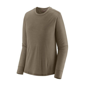 Women's Patagonia Cap Cool Merino Blend Long Sleeve T-Shirt Medium Grey