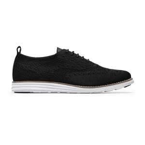 Women's Cole Haan OriginalGrand Stitchlite Wingtip Shoes Regular 11 Black