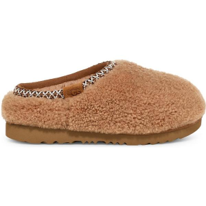 Kids' UGG Tasman Maxi Curly Casual Slippers Big Regular 5 Chestnut