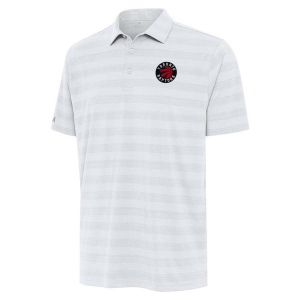 Toronto Raptors Tunnel Antigua Polo Small White Multi