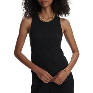 Women's Varley Thurman Crew Neck Tank Top Medium Black