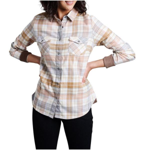Women's Kuhl Tess Long Sleeve Flannel Medium Rose Quartz