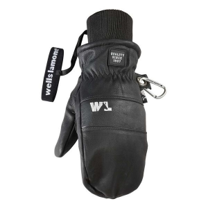 Men's Wells Lamont Hydrahyde Leather Mittens Large Black