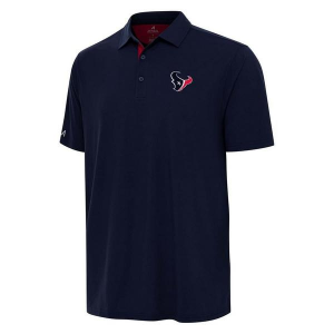 Houston Texans Antigua Era Polo 3XLarge Navy/Dark Red
