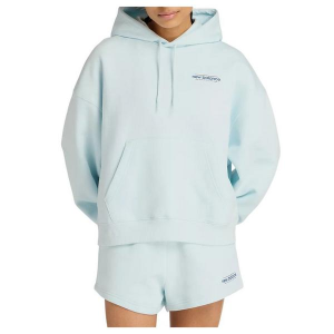 Women's New Balance Reimagined Hoodie Large Frosted Glass