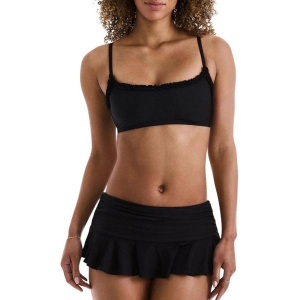 Women's Mimi Flamingo Sonny Bralette Swim Bikini Top Contemporary 12 Black