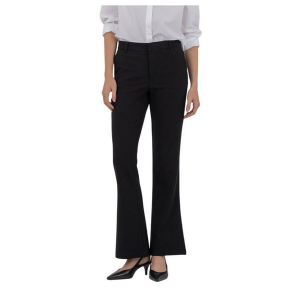 Women's KUT from the Kloth Stella High Rise Flare Trouser Dress Pants 16 Black Capri