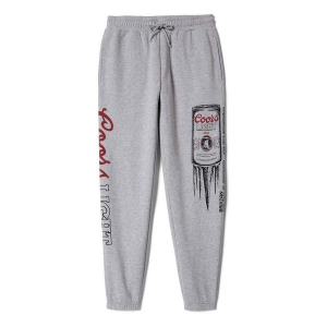 Men's Brixton Coors Light Silver Speed Sweatpants Large Grey Heather Regular