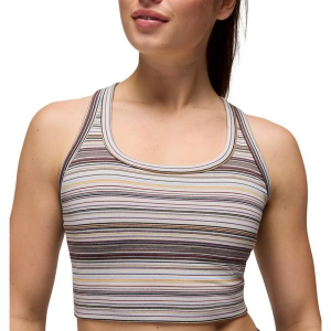 Women's prAna Heavana Racerback Sports Bra Large Almond Heather