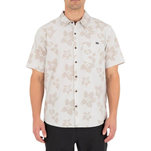Men's Hurley Newport Stretch Button Up Shirt 2XLarge Bone