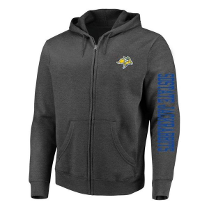 South Dakota State Jackrabbits Eternal Fortune Fashion Full Zip 4XLarge Charcoal