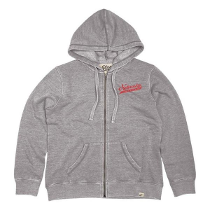 Nebraska Cornhuskers Blue 84 Women's Full Zip 2XLarge Light Grey
